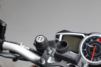 SW-Motech Doppia porta di alimentazione USB con cablaggio - 2.000 mA. 12 V.,  nero