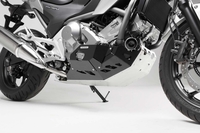 SW-Motech Engine guard - Nero/Argento. Honda NC700 / NC750 con DCT.,  nero-argento