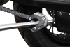 SW-Motech Prolunga per piedino laterale - Nero/Argento. Modelli Triumph Tiger 800 (10-17).,  argento