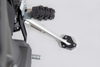 SW-Motech Prolunga per piedino laterale - Nero/Argento. Triumph Tiger 800 XC / XR (17-).,  argento