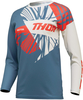 Thor Sector Split Maglia Motocross Donna,  bianco-rosso-blu,  dimensione 2XL per donne