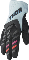 Thor Spectrum Touch Guanti da motocross da donna,  blu,  dimensione M per donne