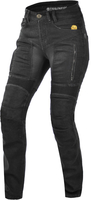 Trilobite Parado Slim Jeans Moto Donna,  nero,  dimensione 36 per donne