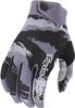 Troy Lee Designs Air Brushed Camo Guanti da motocross giovanile,  nero-grigio,  dimensione S