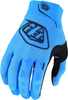 Troy Lee Designs Air Guanti da Motocross giovani,  nero-turchese,  dimensione XS