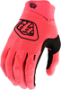 Troy Lee Designs Air Guanti da Motocross giovani,  rosa-arancione,  dimensione XL