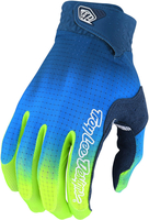 Troy Lee Designs Air Jet Fuel Guanti motocross,  blu-giallo,  dimensione XL