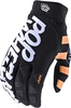 Troy Lee Designs Air Pop Wheelies Guanti Motocross,  nero-bianco,  dimensione S