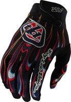 Troy Lee Designs Air Torched Guanti da motocross per ragazzi,  rosso-blu,  dimensione L