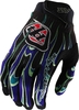 Troy Lee Designs Air Torched Guanti da motocross,  verde-blu,  dimensione L per uomo