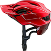 Troy Lee Designs Flowline SE MIPS Pinstripe Casco da bicicletta,  nero-bianco-rosso,  dimensione M L per uomo