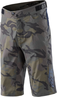 Troy Lee Designs Flowline Shell Spray Camo Pantaloncini da bicicletta,  verde-multicolore,  dimensione 30