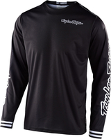 Troy Lee Designs GP Mono Maglia Motocross,  nero-bianco,  dimensione L per uomo