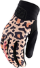 Troy Lee Designs Luxe Leopard Guanti Motocross Donna,  arancione-marrone,  dimensione XL per donne