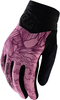 Troy Lee Designs Luxe Micayla Gatto Rosewood Guanti da motocross da donna,  nero-porpora,  dimensione XL per donne