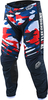 Troy Lee Designs One & Done GP Formula Camo Pantaloni Motocross,  bianco-rosso-blu,  dimensione 36