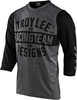 Troy Lee Designs Ruckus Team 81 Maglia da bicicletta,  nero-grigio,  dimensione L
