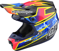 Troy Lee Designs SE5 Lightning MIPS Carbon Casco Motocross,  multicolore,  dimensione S