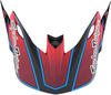 Troy Lee Designs SE5 Team Casco Picco,  rosso per uomo