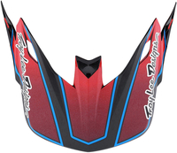 Troy Lee Designs SE5 Team Casco Picco,  rosso per uomo