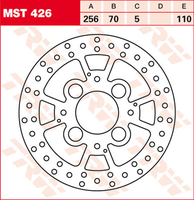 TRW Lucas Brake disc MST426,  rigido