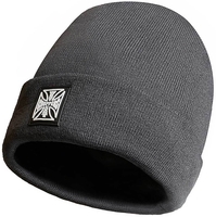 West Coast Choppers Patch Beanie,  grigio
