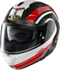 X-Lite X-1005 Ultra Carbon 50TH Anniversary N-Com Casco,  nero-bianco-rosso,  dimensione XL