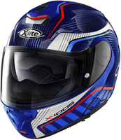 X-Lite X-1005 Ultra Carbon Cheyenne N-Com Casco,  bianco-rosso-blu,  dimensione XS