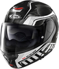 X-Lite X-1005 Ultra Carbon Cheyenne N-Com Casco,  nero-bianco,  dimensione XS