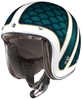 X-lIte X-201 Santa Monica Demi Casco Jet,  verde,  dimensione XS