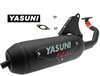 YASUNI Scarico Eco - Acciaio Nero,  nero
