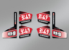 YOSHIMURA KIT ADESIVO YOSH RS9 DUAL