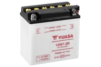 YUASA YUASA Batteria YUASA convenzionale senza acid pack - 12N7-3B Batteria senza pacco acido,  dimensione 135 mm