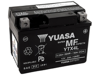 YUASA YUASA BATTERIA YUASA SENZA MANUTENZIONE Attivata in fabbrica - YTX4L FA Batteria esente da manutenzione
